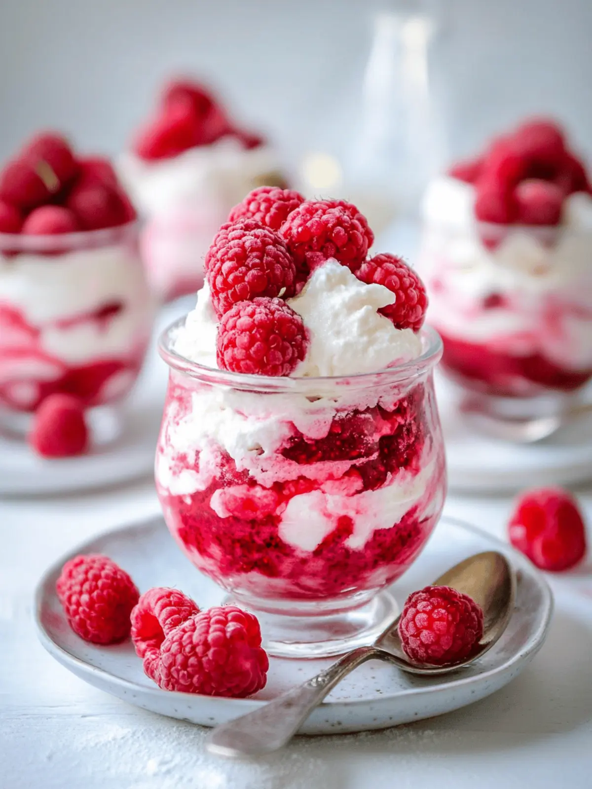 Raspberry Fool with Whipped Mascarpone