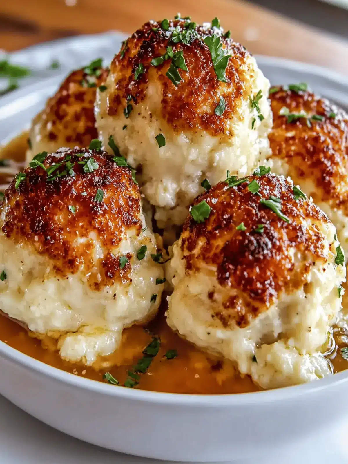 Parmesan Cloud Chicken Bombs