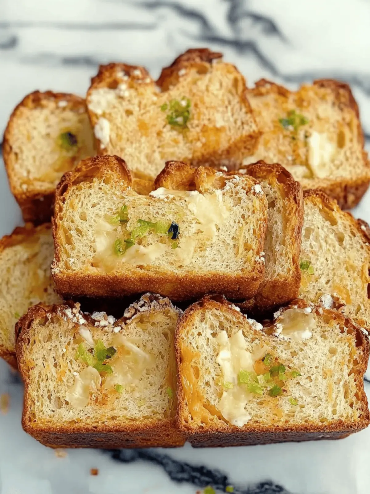 Cheddar Scallion English Muffin Bread Your New Favorite Treat 3 Cheddar Scallion English Muffin Bread