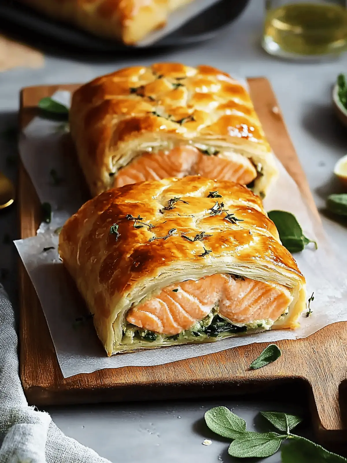 Savory Salmon Wellington: Quick Gourmet Dinner at Home 4 Salmon Wellington