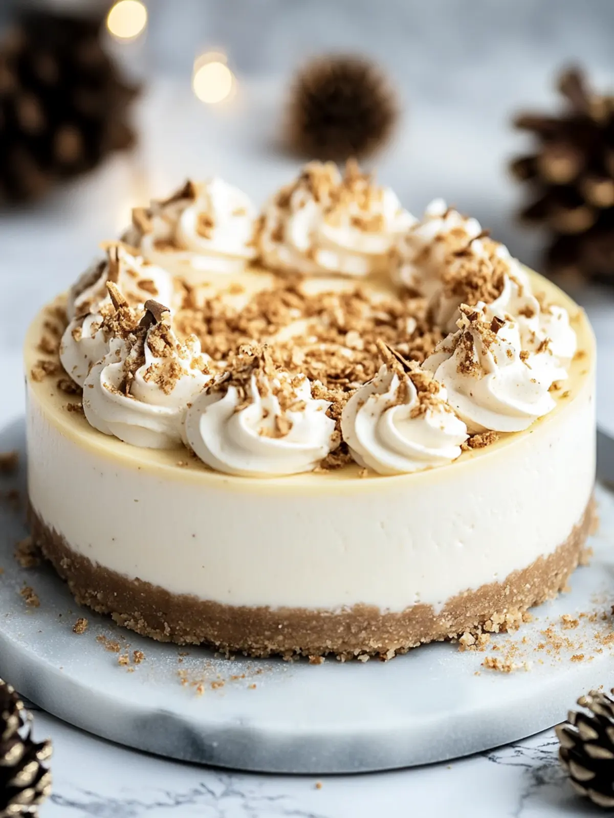 Decadent Eggnog Cheesecake for a Cozy Holiday Treat 3 Eggnog Cheesecake