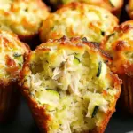 Chicken, Cheese, and Zucchini Muffins