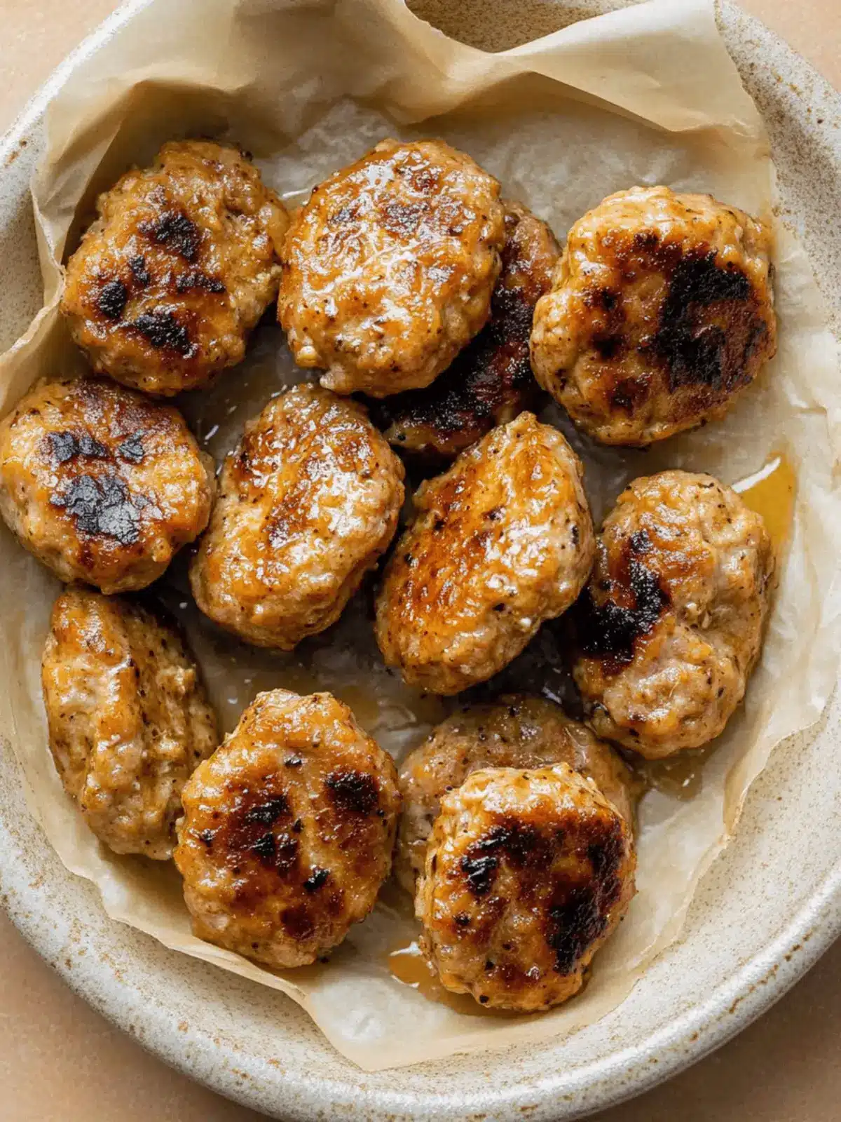 Homemade Maple Chicken Sausage