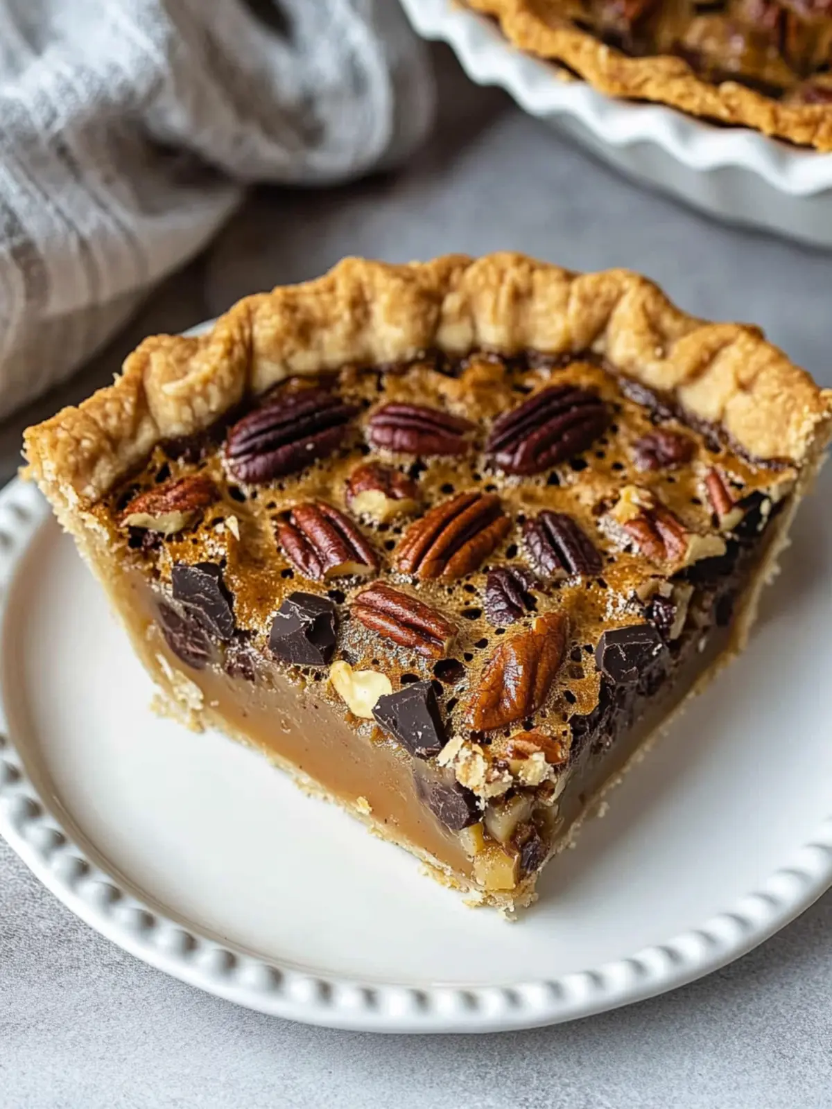 Toffee Chocolate Pecan Pie: An Irresistible Twist on Tradition 4 Toffee Chocolate Pecan Pie