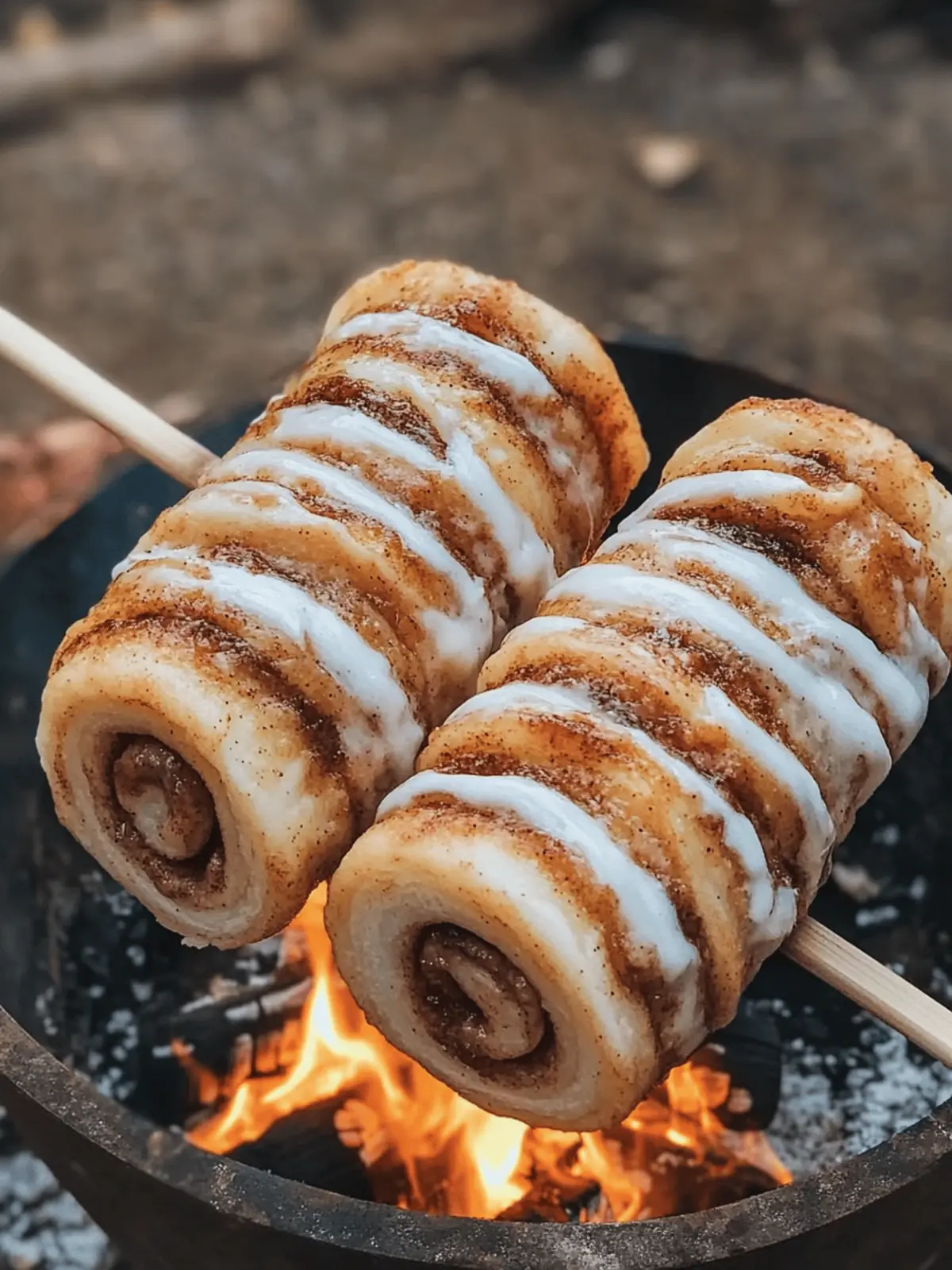 Campfire Cinnamon Roll-Ups