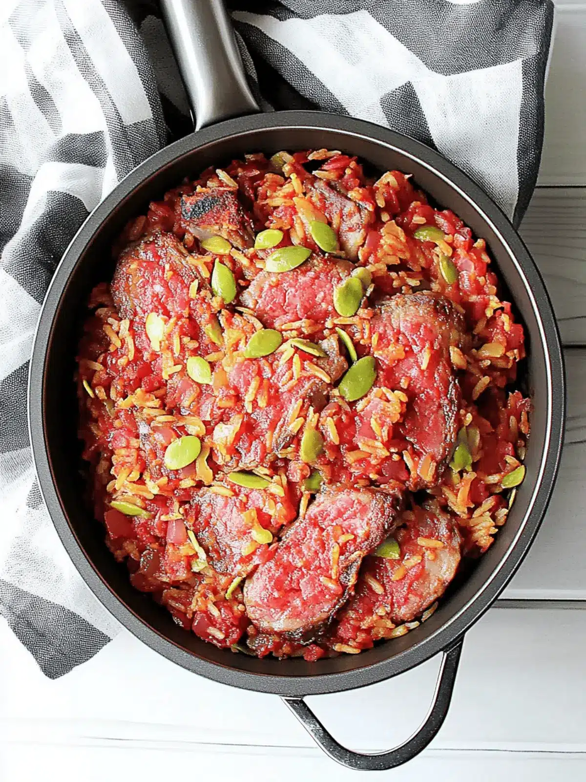 Baked Pork Chops with Fried Rice