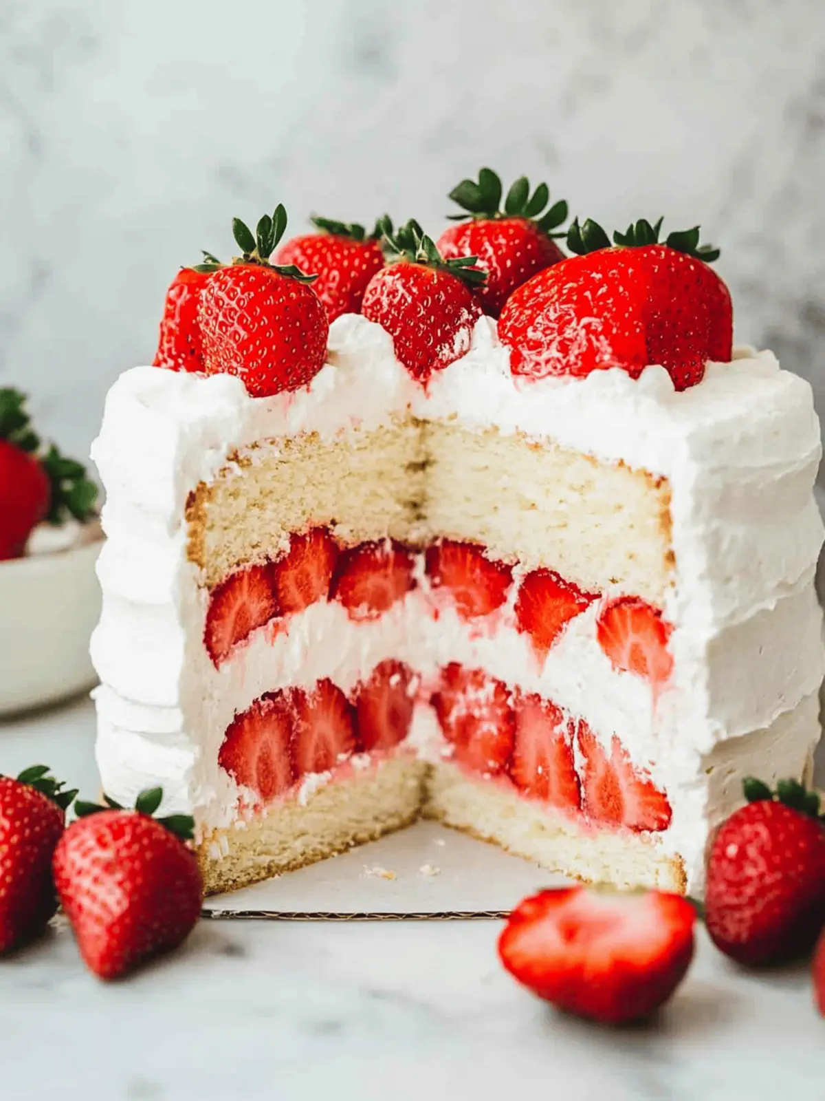 Irresistible Strawberry Cream Cake Recipe for Sweet Moments 2 Strawberry Cream Cake