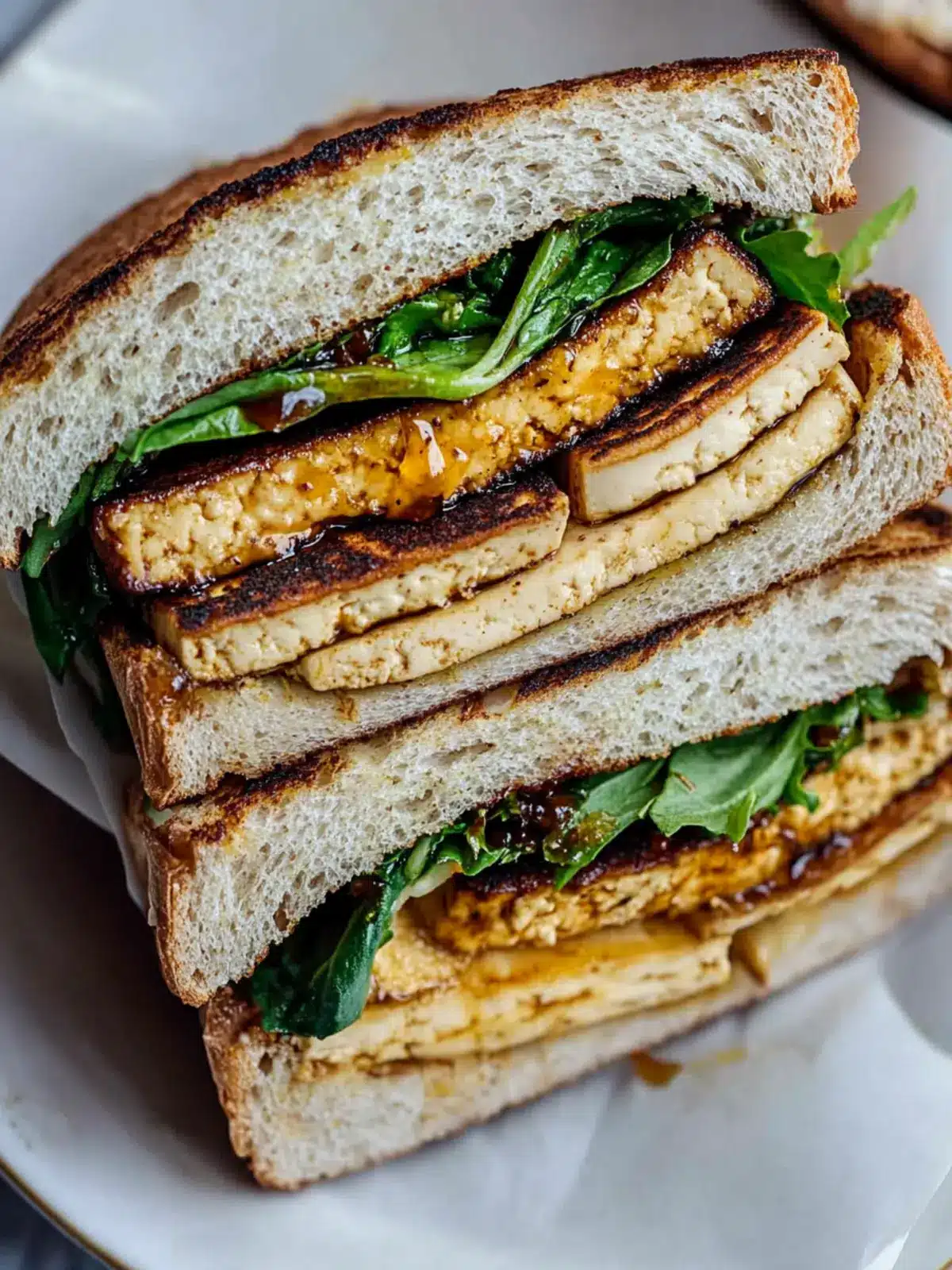 Maple Balsamic Tofu Sandwich: A Flavor-Packed Delight 2 Maple Balsamic Tofu Sandwich