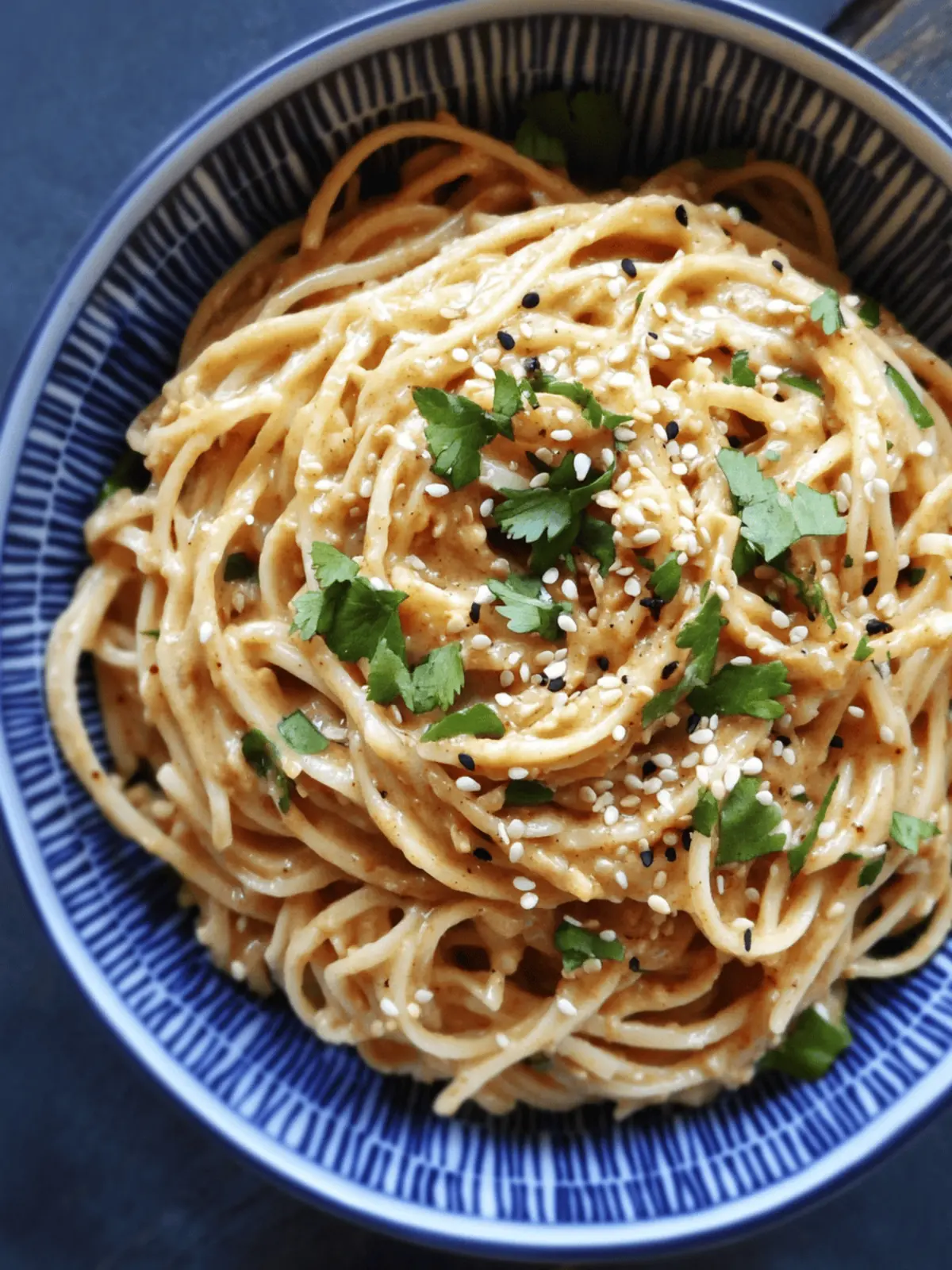 Spicy Peanut Butter Noodles