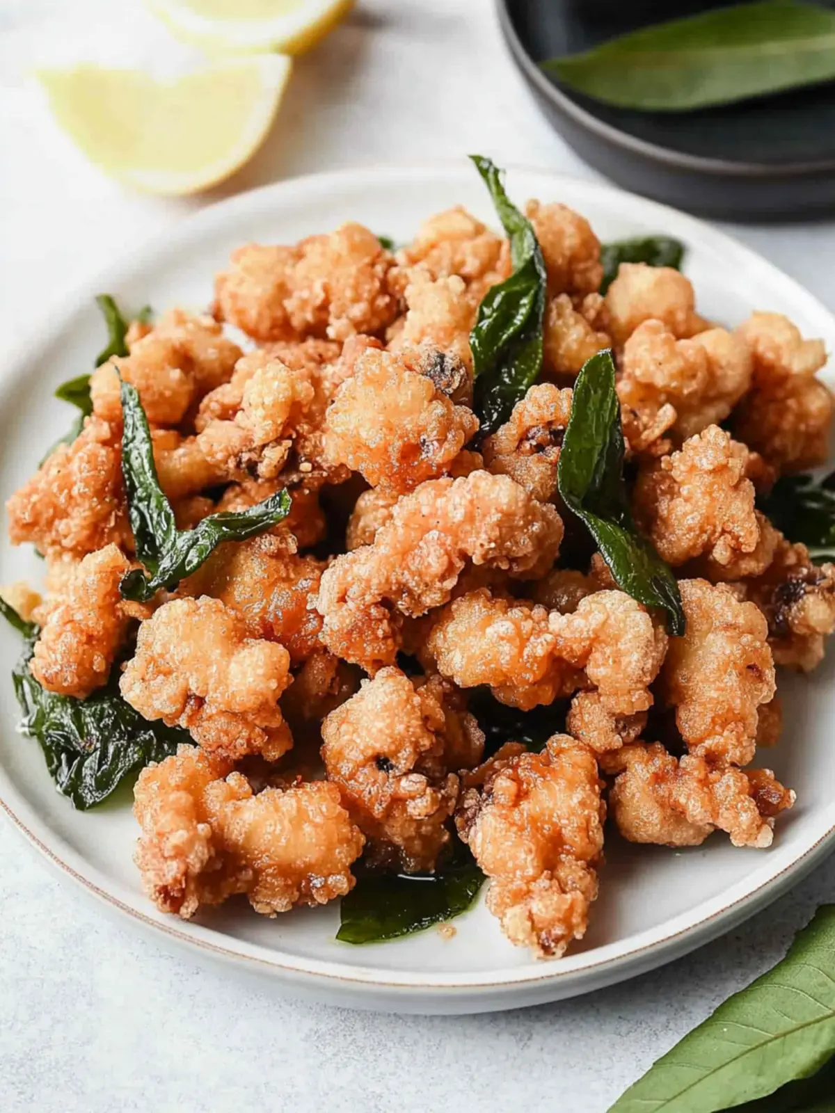 Crispy Taiwanese Popcorn Chicken with Basil Cravings Unleashed 4 Taiwanese Popcorn Chicken