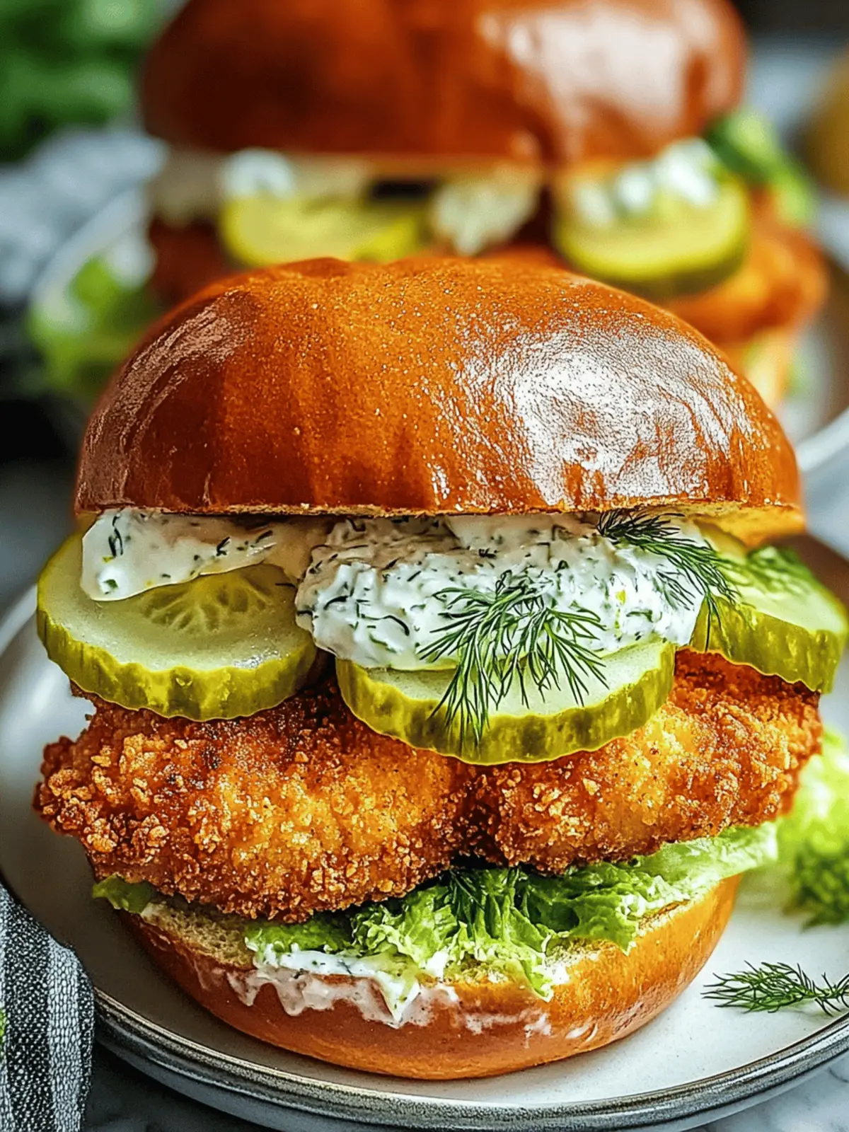 Crispy Dill Chicken Sandwich
