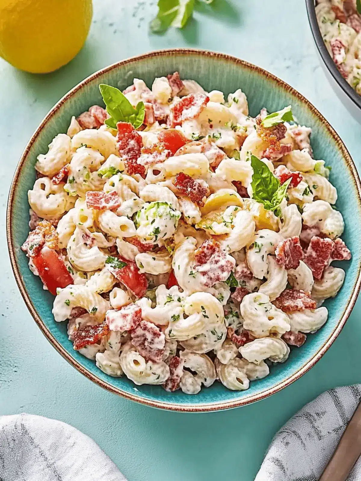 Bacon Ranch Pasta Salad