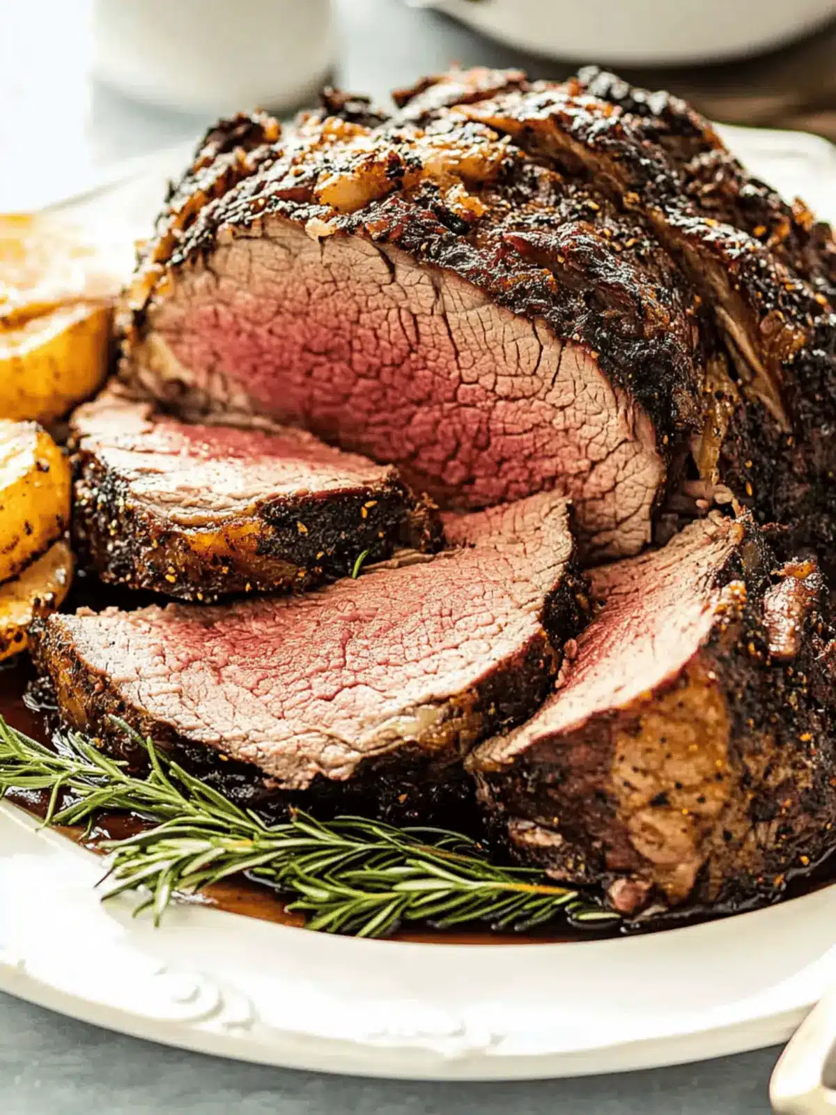 Mouthwatering Prime Rib Roast with Savory Herb Butter 2 Prime Rib Roast