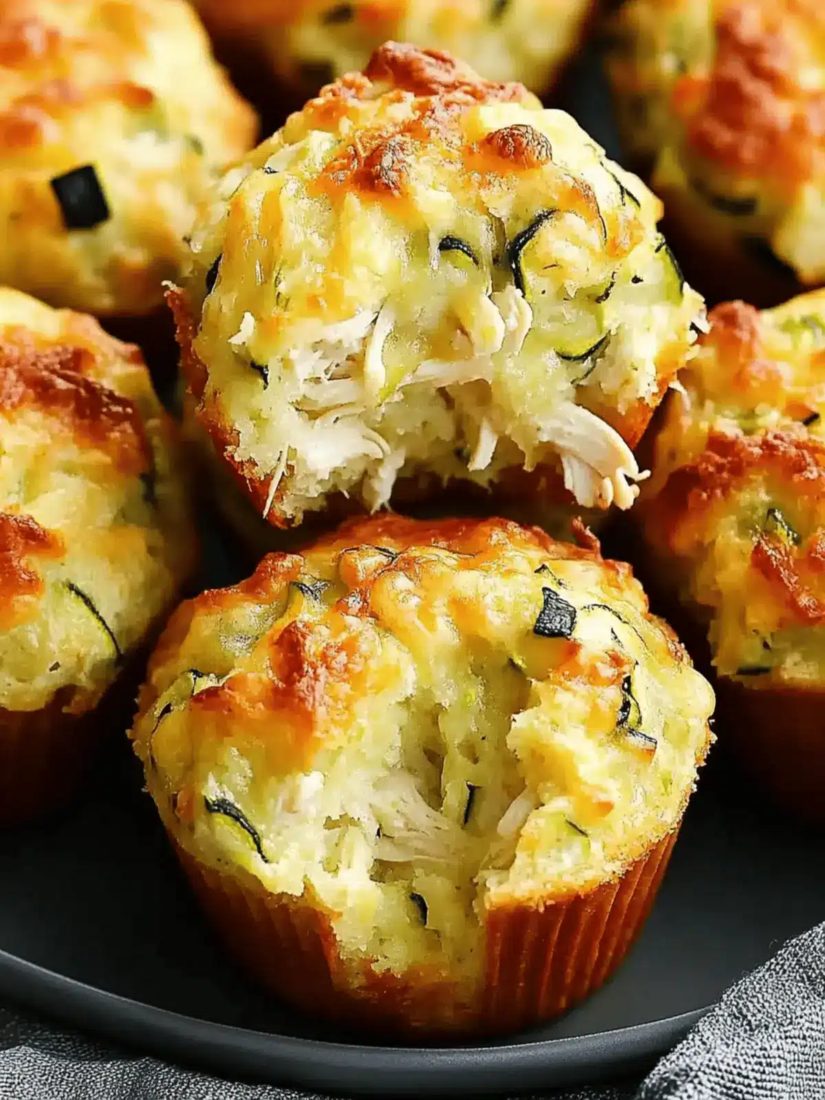 Savory Chicken, Cheese, and Zucchini Muffins You'll Love 3 Chicken, Cheese, and Zucchini Muffins
