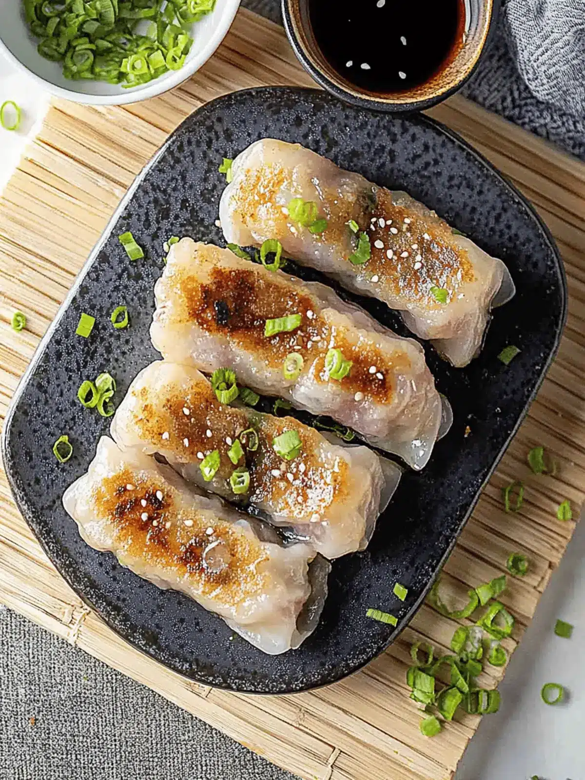 Crispy Dumplings with Shrimp