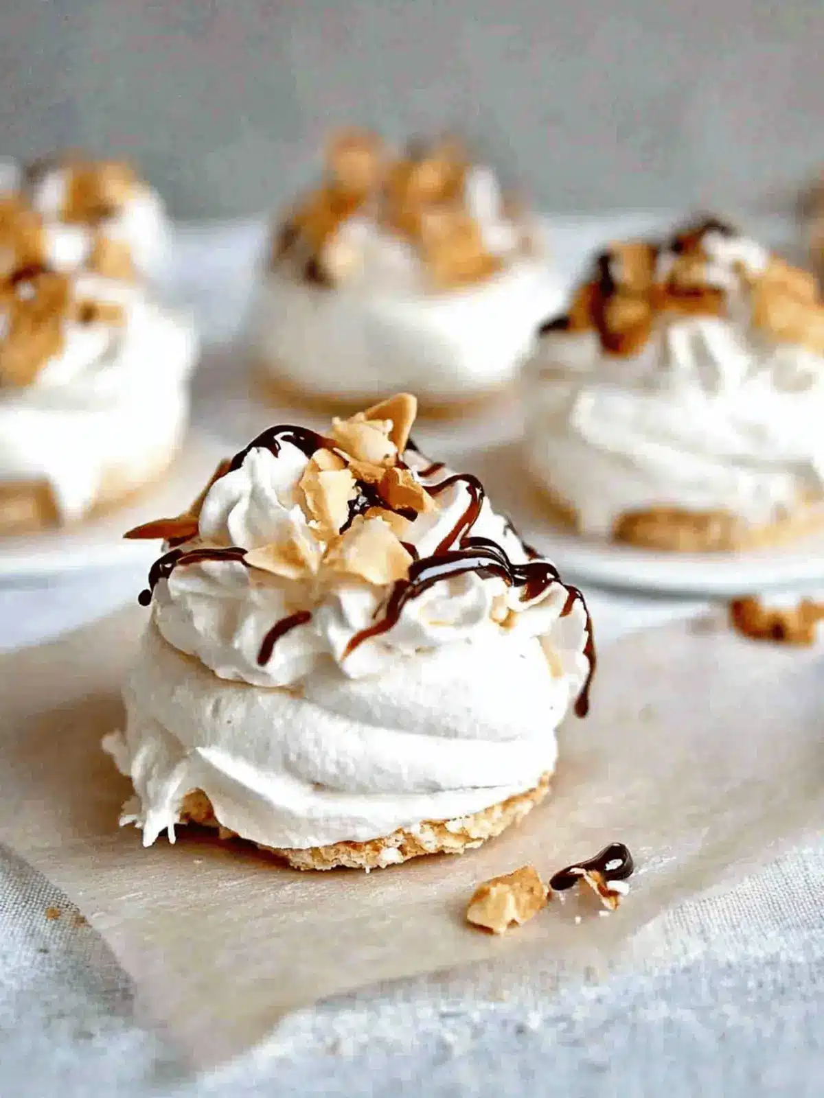 Delicious Mini Pavlova Nests with Coconut Custard Bliss 3 Mini Pavlova Nests