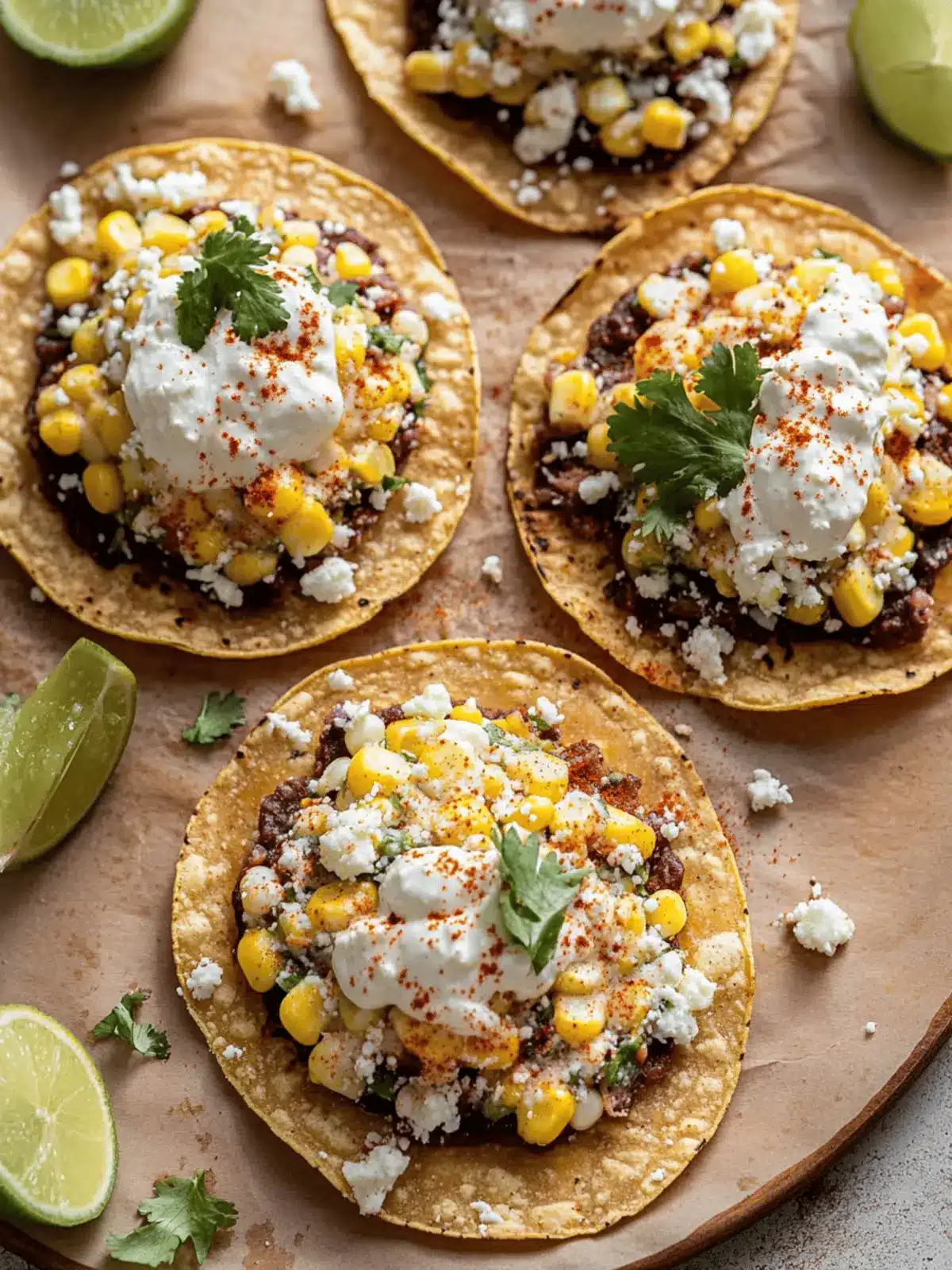 Mexican Street Corn Tostadas