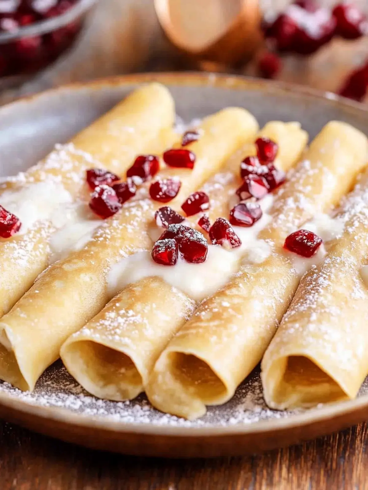 Eggnog Crepes with Velvety Sauce for a Cozy Brunch Treat 5 Eggnog Crepes