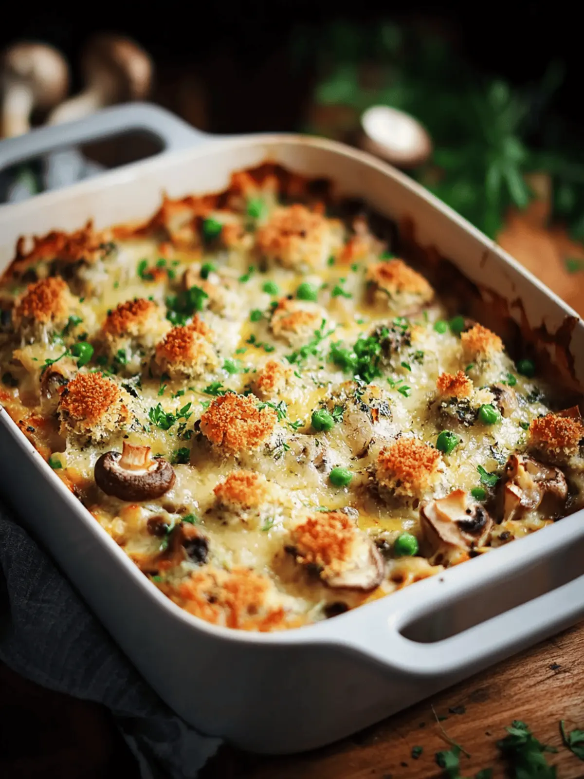 Stuffed Mushroom Casserole