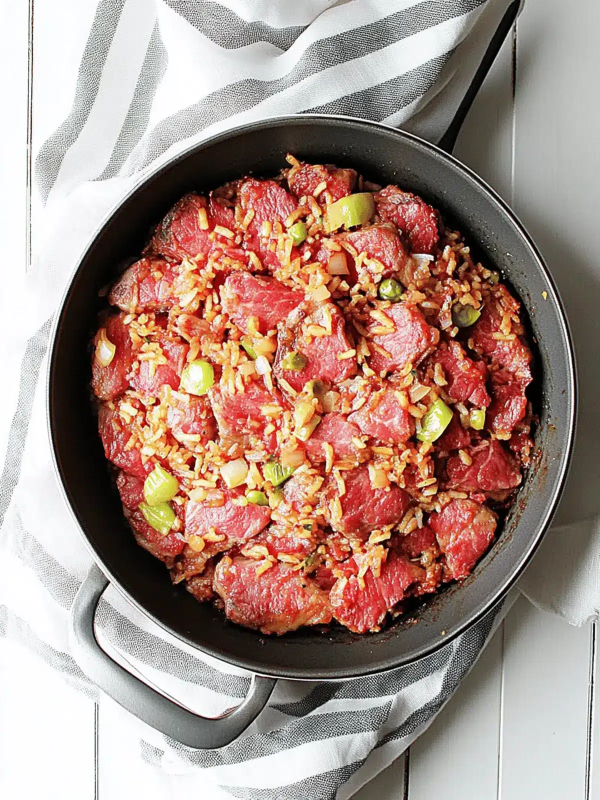 Baked Pork Chops with Fried Rice