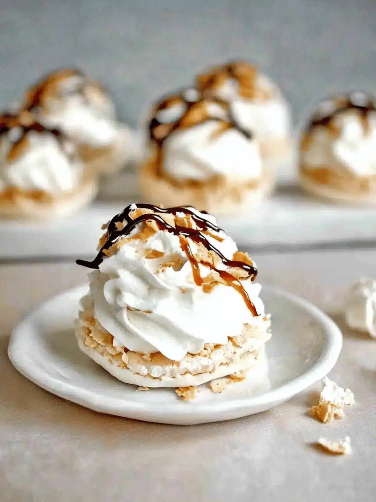 Delicious Mini Pavlova Nests with Coconut Custard Bliss 5 Mini Pavlova Nests