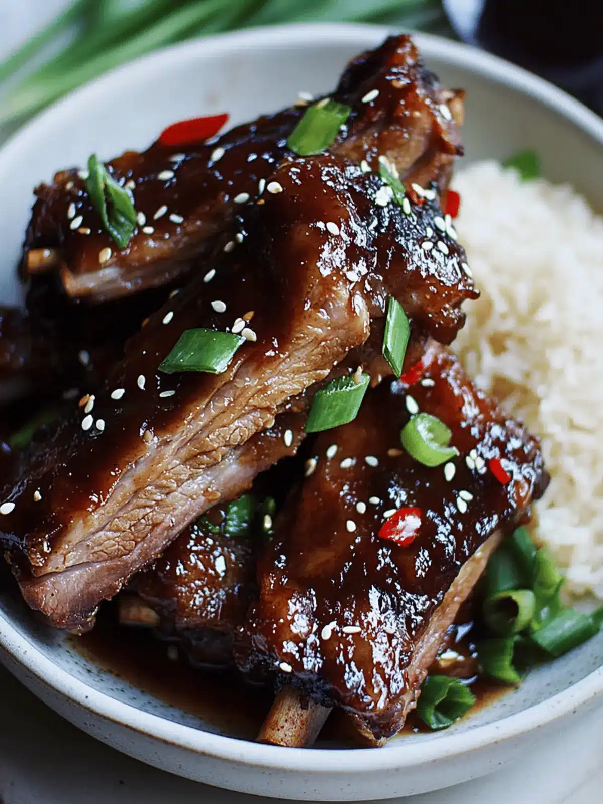 Easy Sticky Asian Pork Ribs