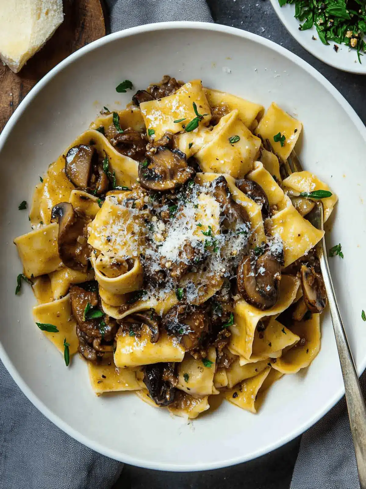 Heavenly Pappardelle with Mixed Mushroom Ragu in 30 Minutes 2 Pappardelle with Mixed Mushroom Ragu