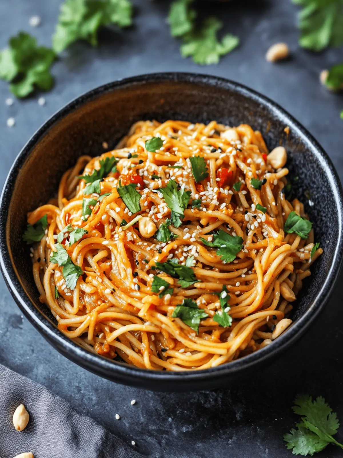 Spicy Peanut Butter Noodles