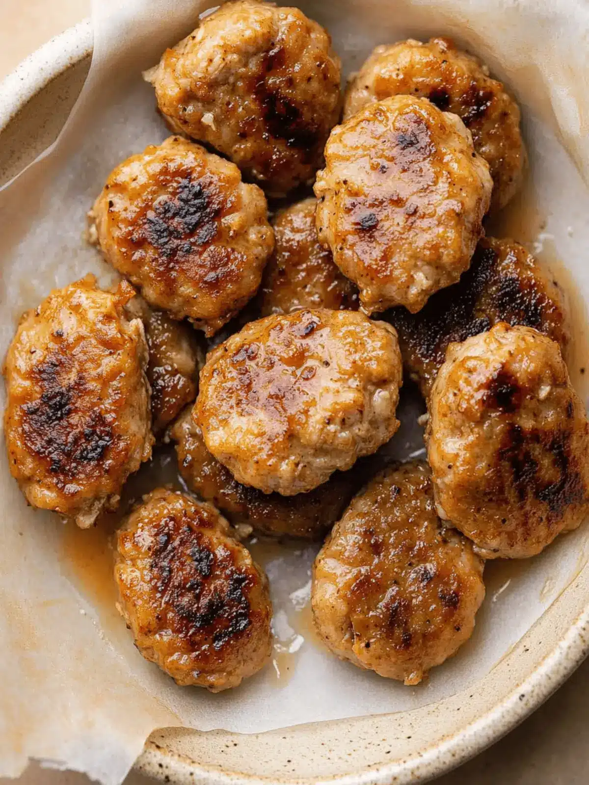 Homemade Maple Chicken Sausage