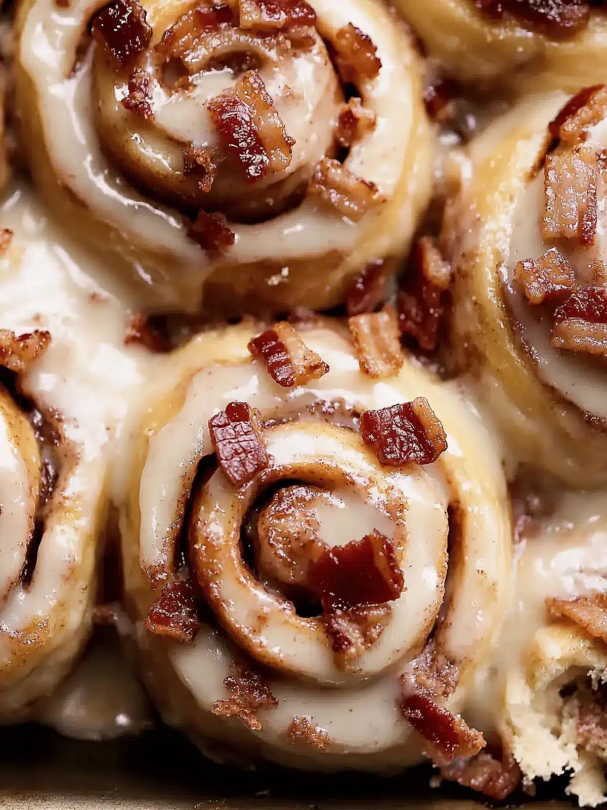 Bourbon Maple Bacon Cinnamon Rolls