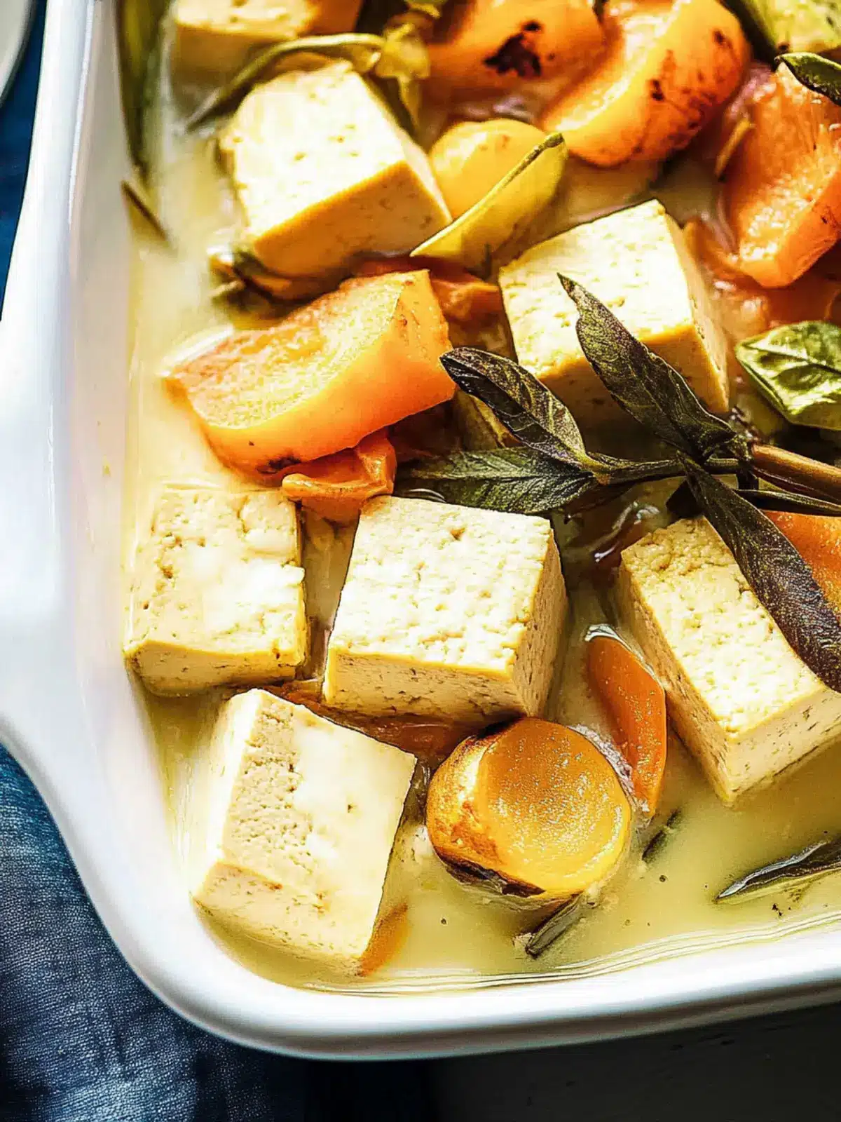 Dump and Bake Coconut Tofu: Flavorful One-Pan Delight! 3 Dump and Bake Coconut Tofu