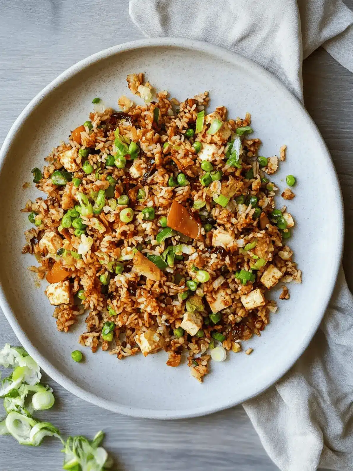Tofu Chile Crisp Rice