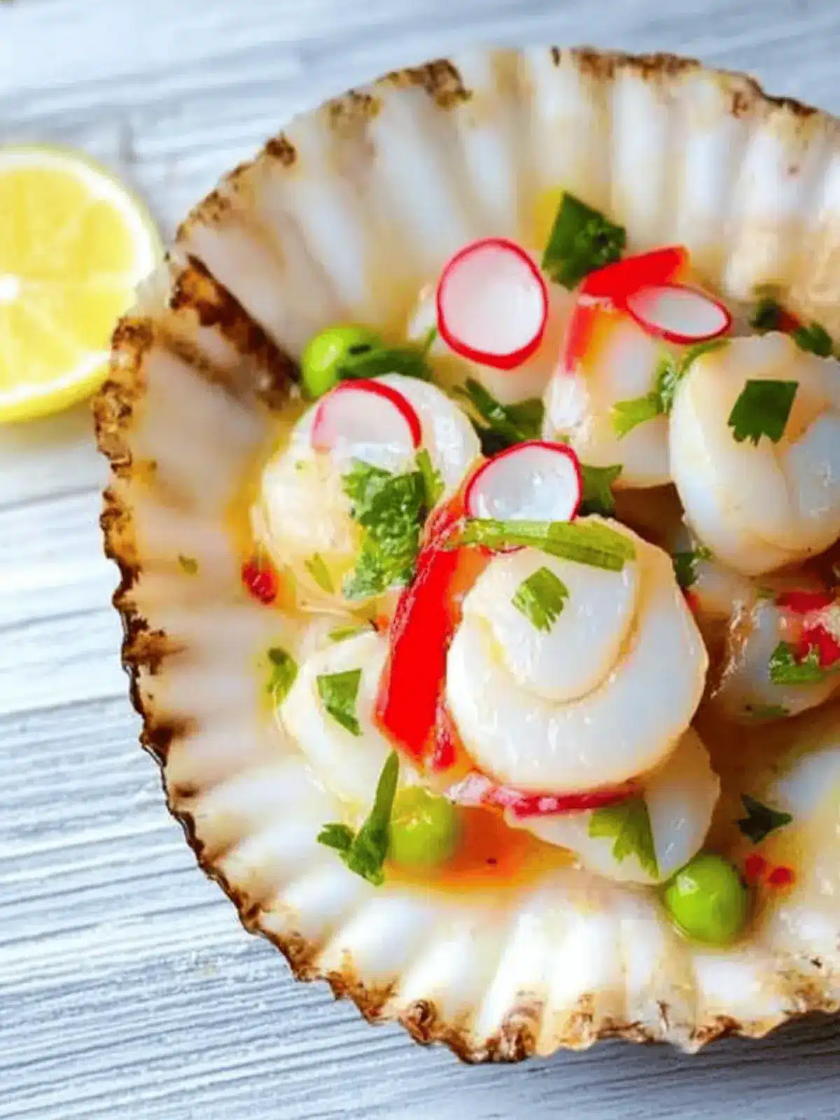 Spicy Scallop Ceviche