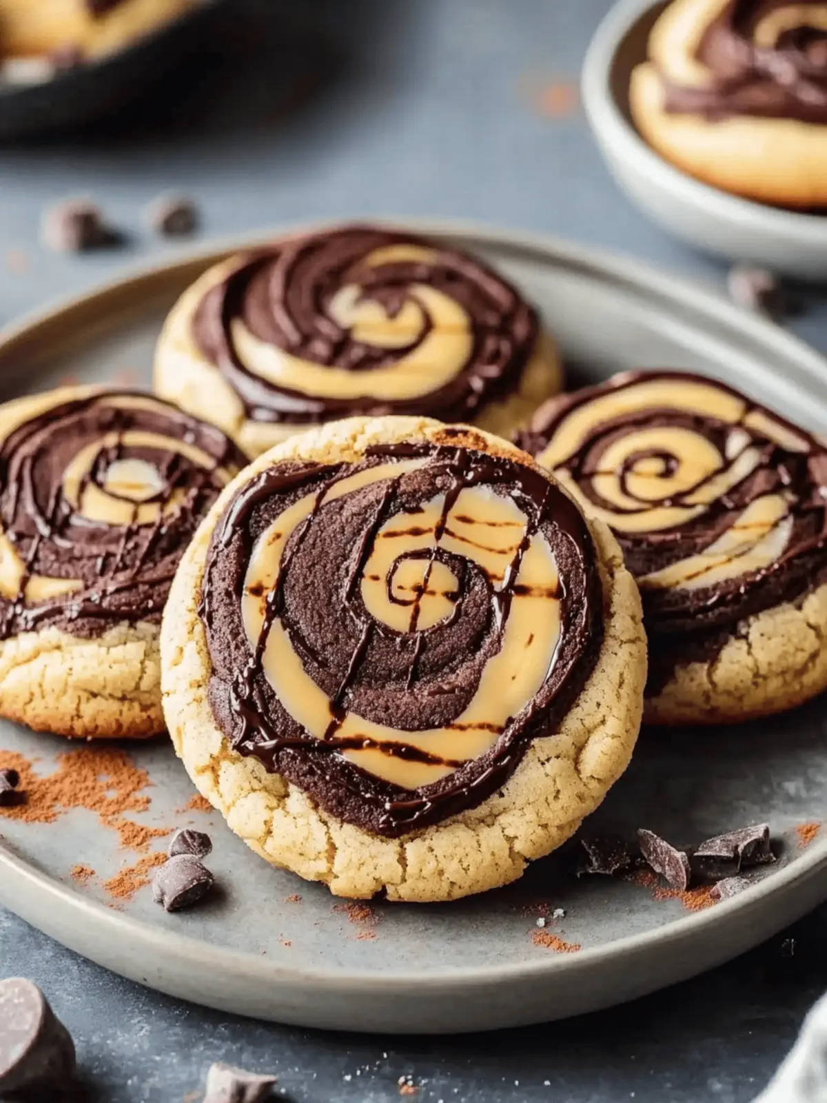 Irresistible Chocolate Peanut Butter Swirl Cookies at Home 2 Chocolate Peanut Butter Swirl Cookies