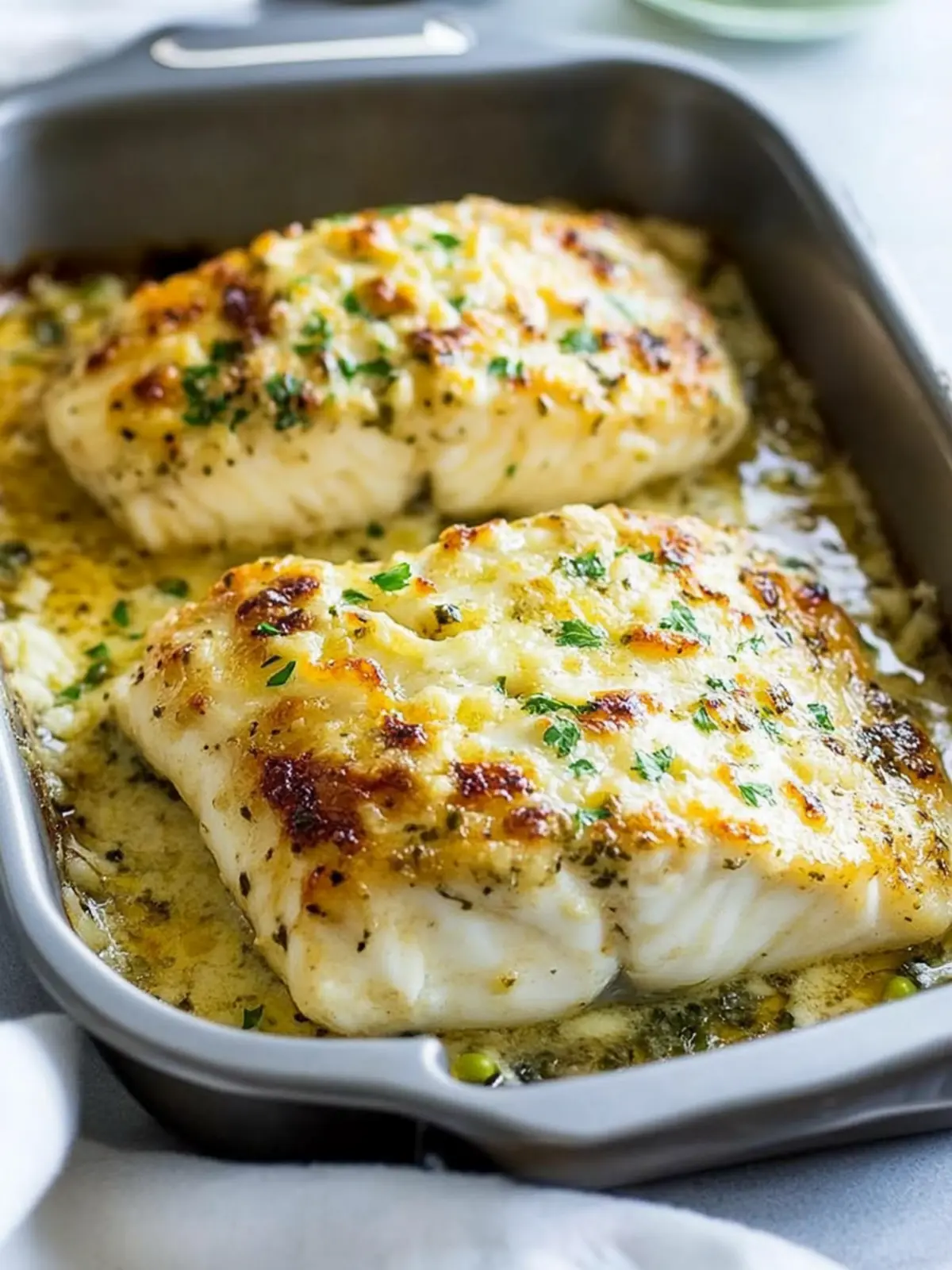 Savory Garlic Parmesan Baked Halibut That'll Wow You 2 Garlic Parmesan Baked Halibut