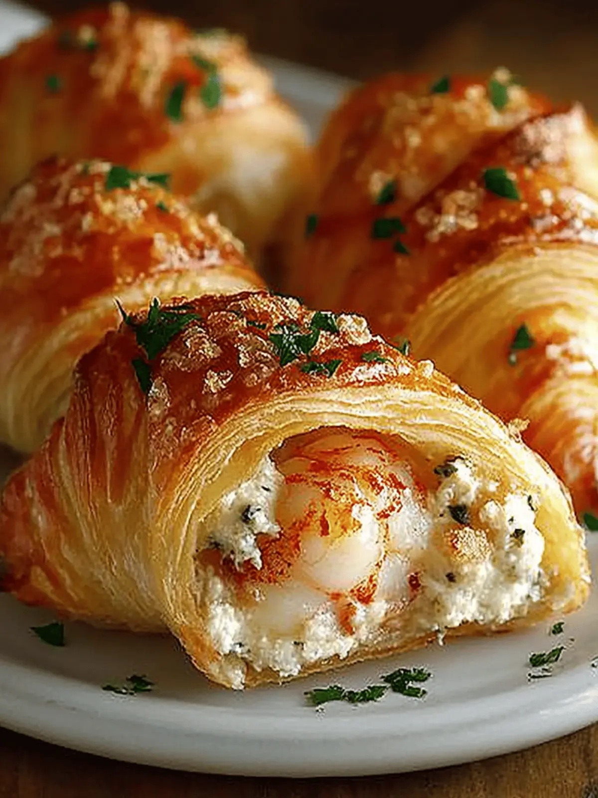 Shrimp & Crab Stuffed Crescent Bombs