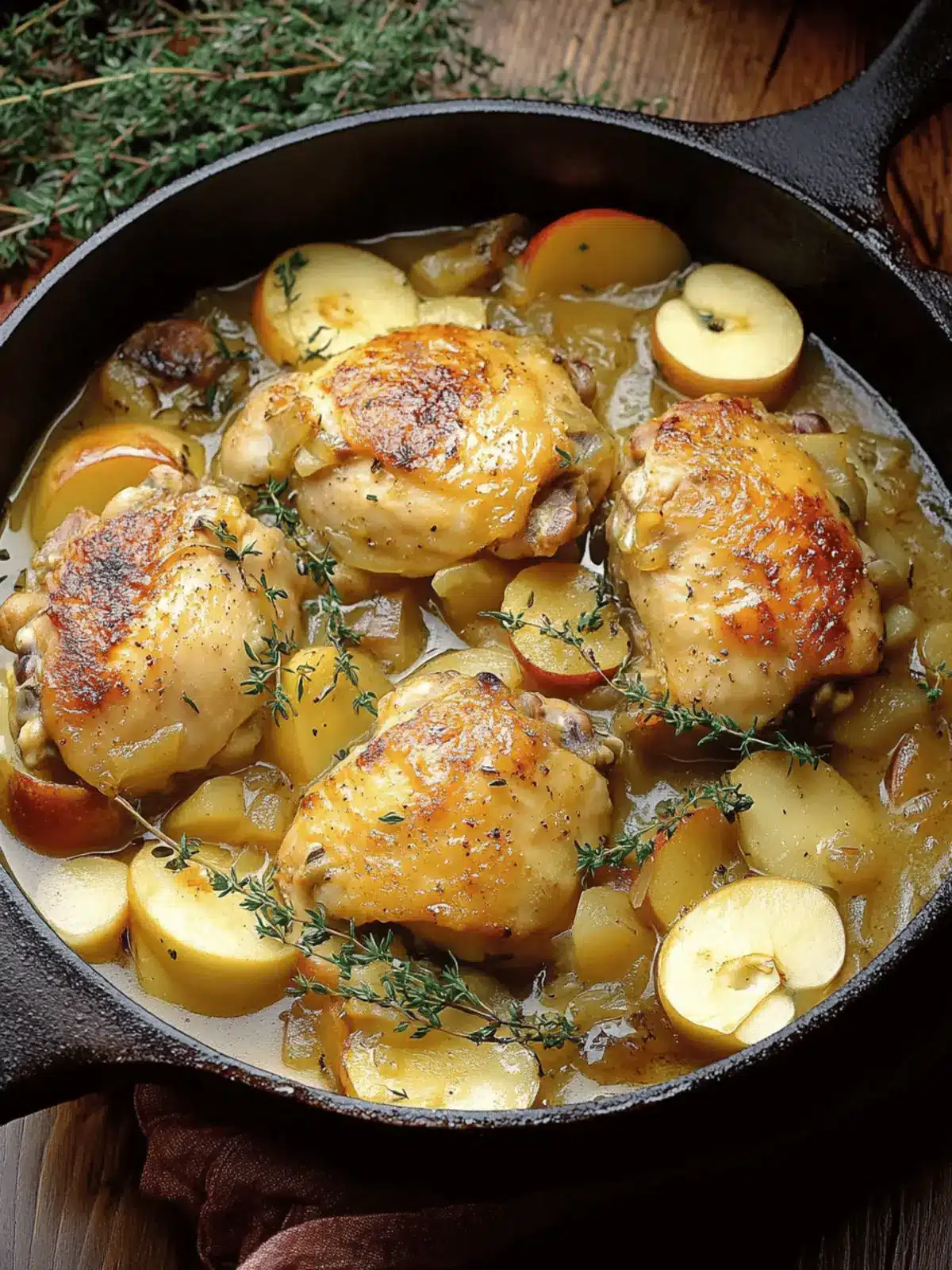 French Apple Cider Chicken