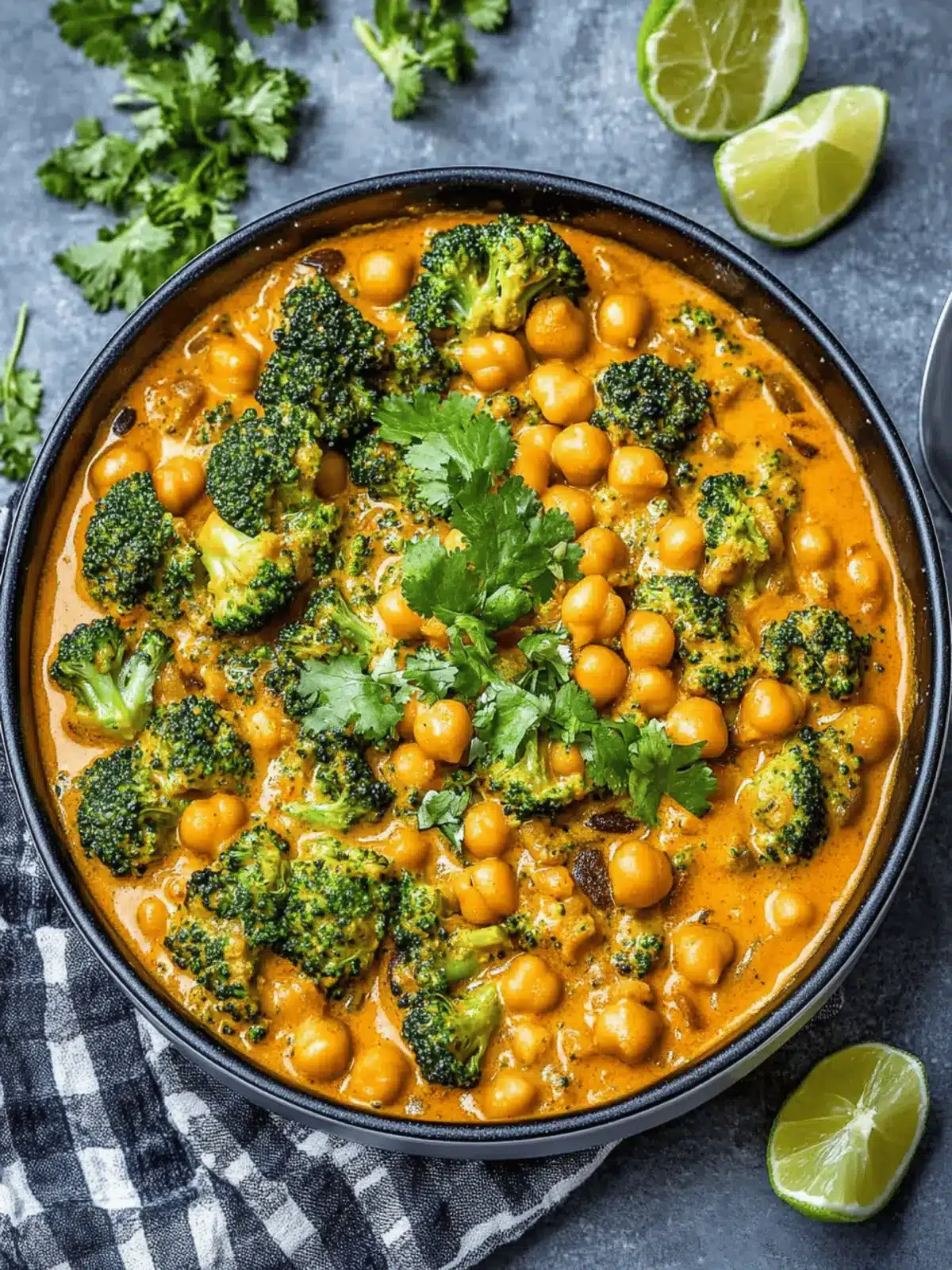 Creamy Broccoli Chickpea Curry for Cozy Comfort Food Nights 5 Broccoli Chickpea Curry