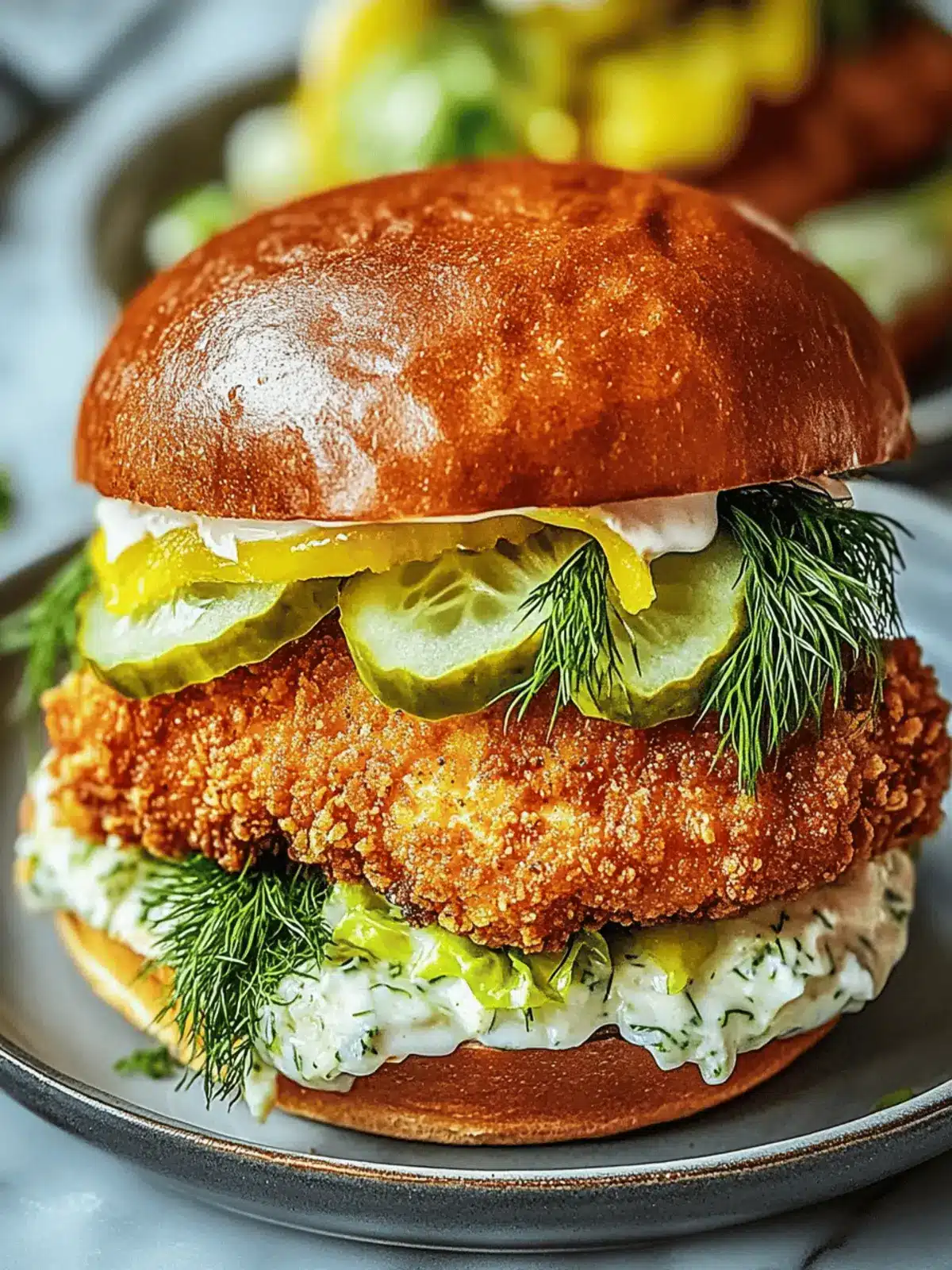 Crispy Dill Chicken Sandwich