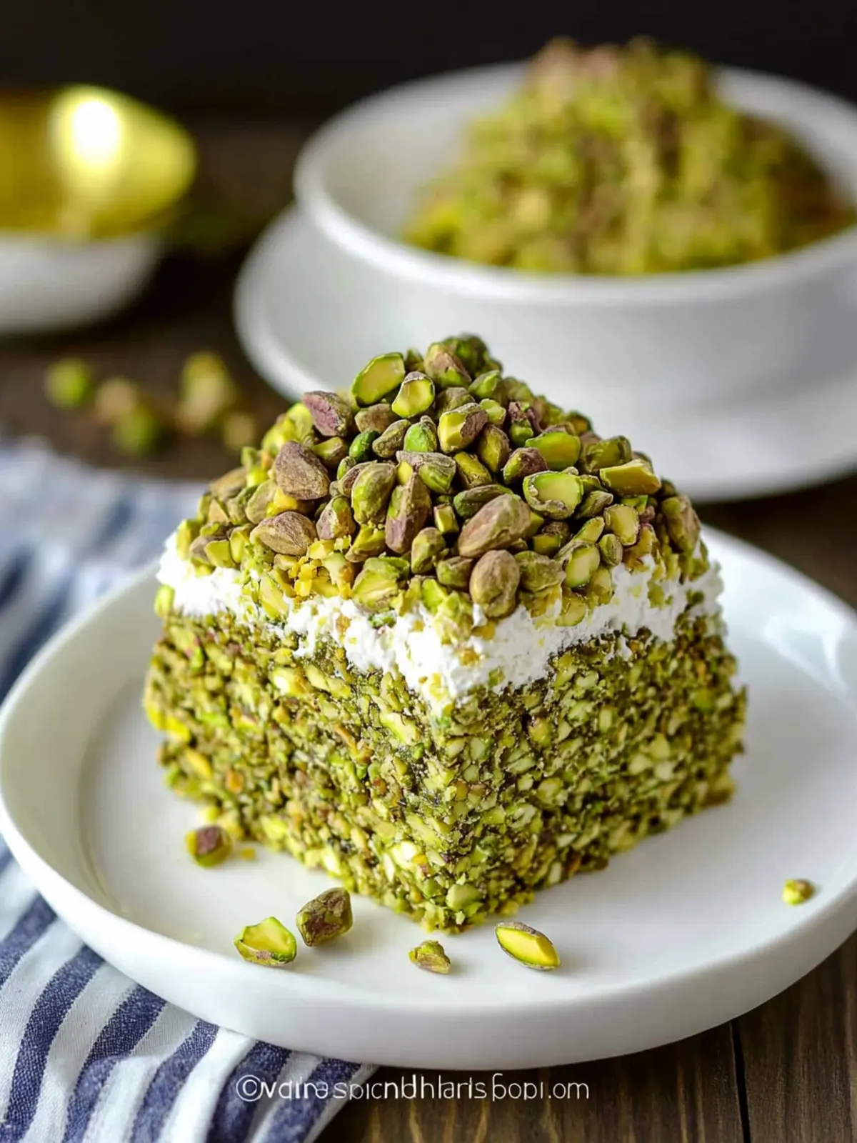The Best Pistachio Sans Rival