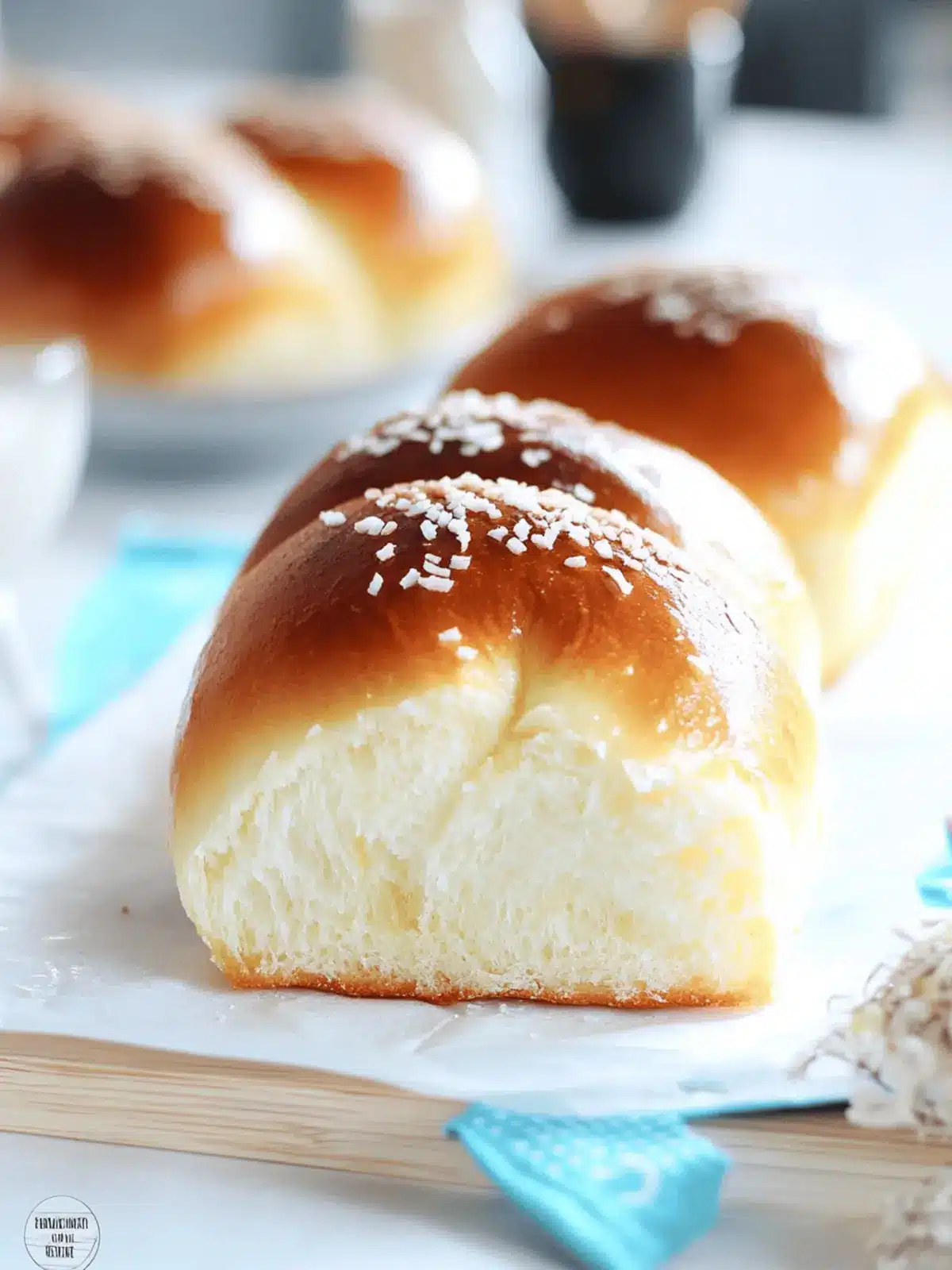 Soft & Moist Bakery-Style Butter Coconut Buns You'll Love 4 Soft & Moist Bakery-Style Butter Coconut Buns