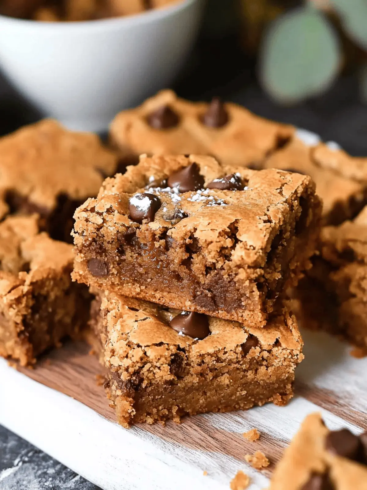 Chickpea Blondies: Decadent Treats with a Healthy Twist 5 Chickpea Blondie