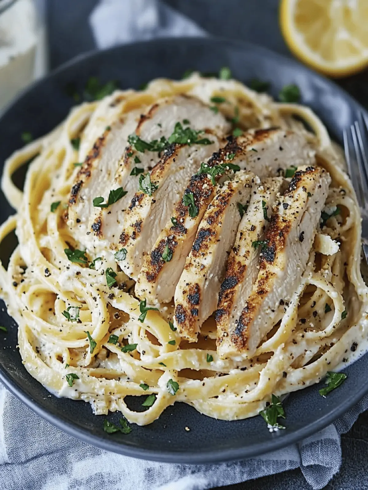 Savor Cajun Chicken Fettuccine Alfredo Tonight! 3 Chicken Fettuccine Alfredo