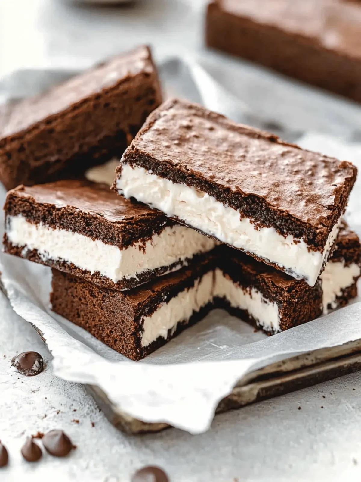 Decadent Brownie Ice Cream Sandwiches You’ll Crave! 3 Brownie Ice Cream Sandwiches