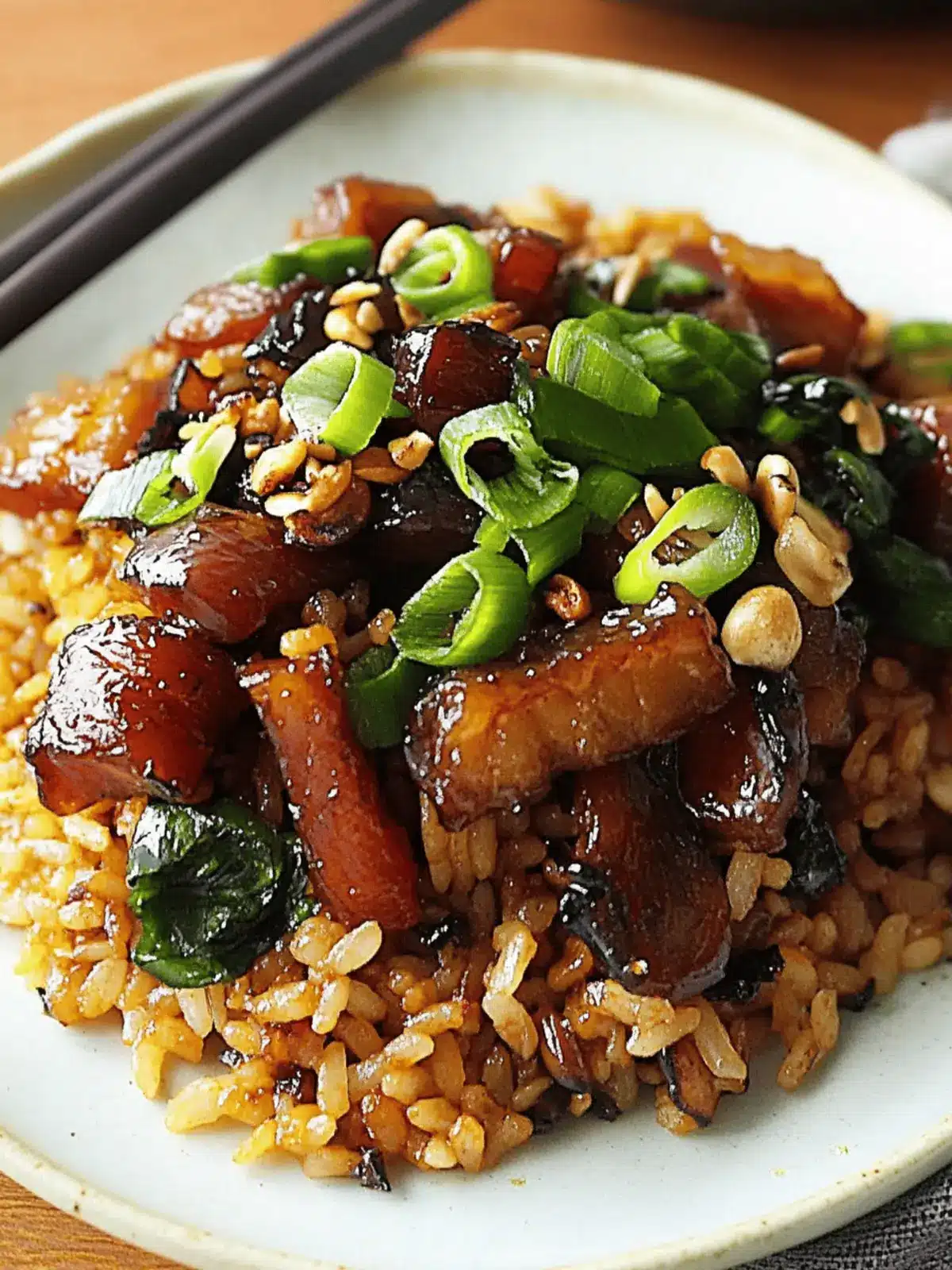 Savory Pork Belly Sticky Rice: A Comforting Chinese Delight 2 Pork Belly Sticky Rice