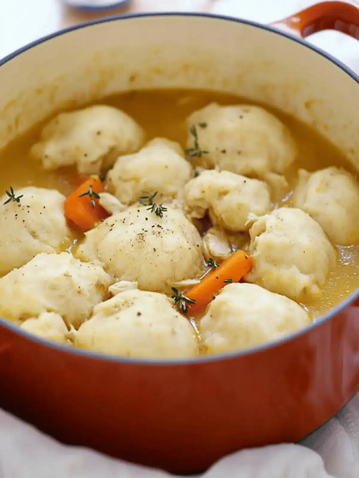 Turkey and Dumplings Soup