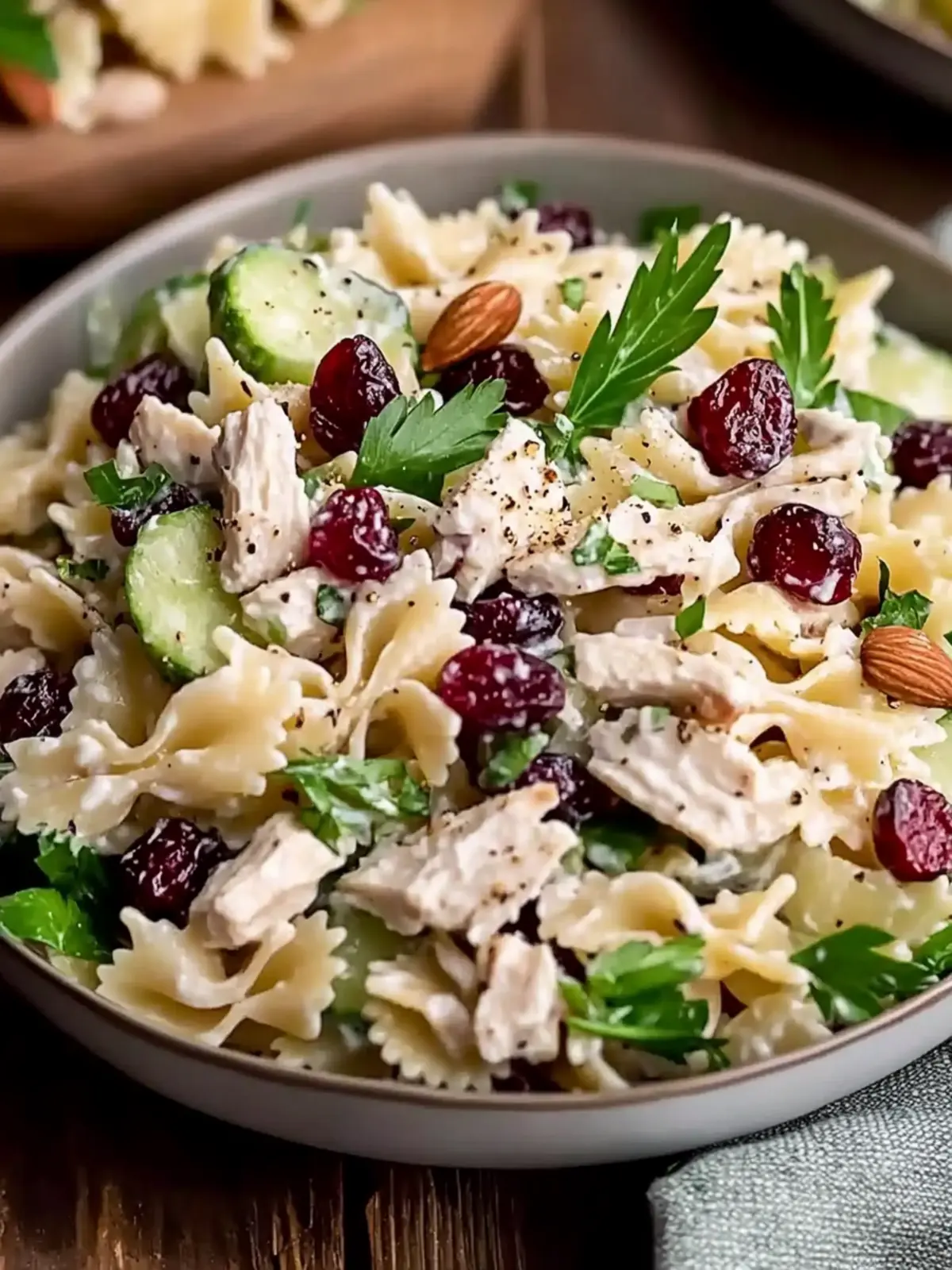Tasty Cranberry Pasta Salad That Dazzles Your Dinner Table 2 Tasty Cranberry Pasta Salad