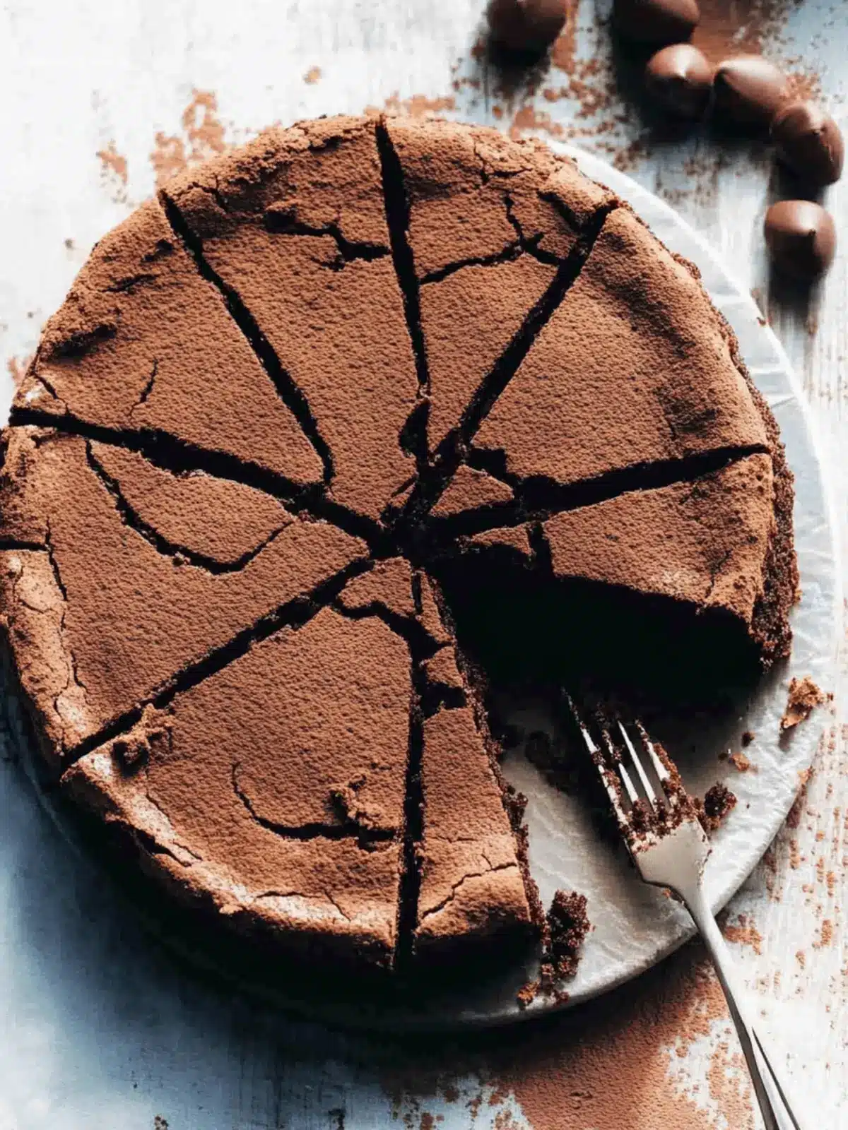 Flourless Olive Oil Chocolate Cake