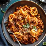 Quick Tortellini Bolognese