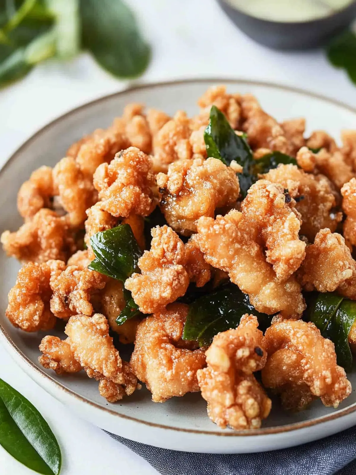 Crispy Taiwanese Popcorn Chicken with Basil Cravings Unleashed 5 Taiwanese Popcorn Chicken